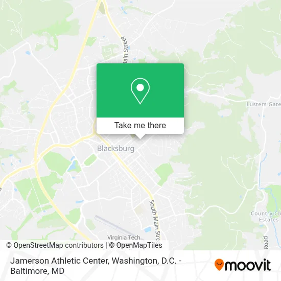 Jamerson Athletic Center map