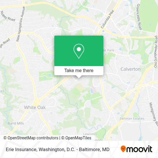 Erie Insurance map