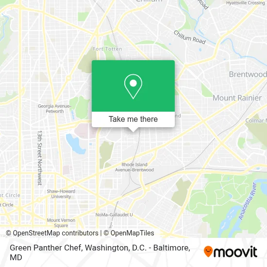 Green Panther Chef map
