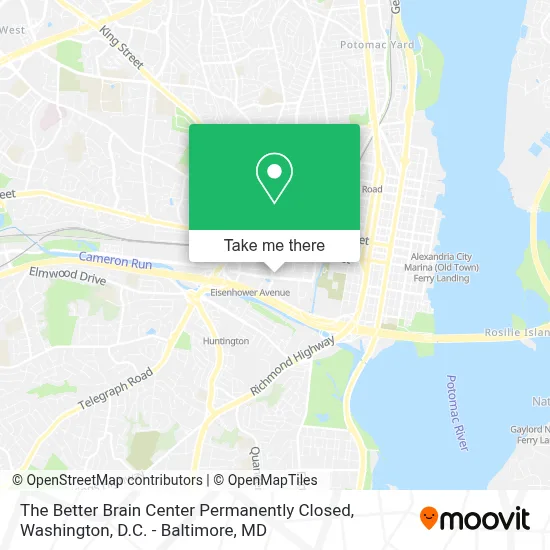 The Better Brain Center Permanently Closed map