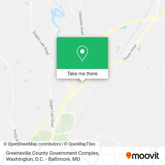 Greensville County Government Complex map