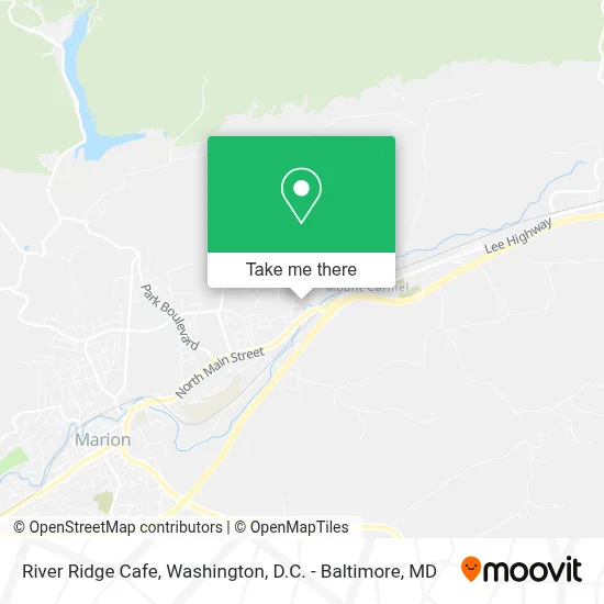 River Ridge Cafe map