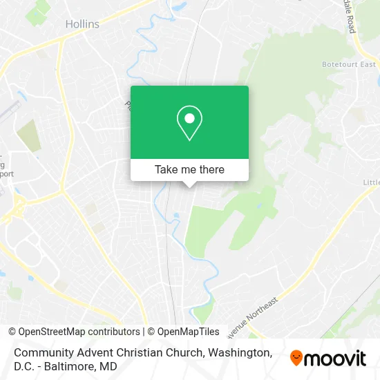 Community Advent Christian Church map
