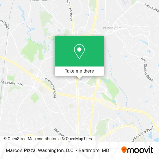 Marco's Pizza map