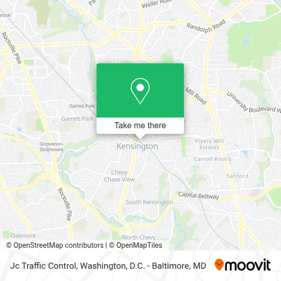 Jc Traffic Control map