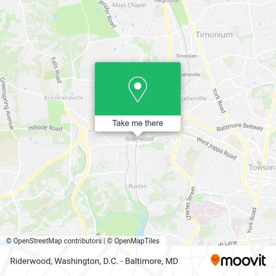 Riderwood map