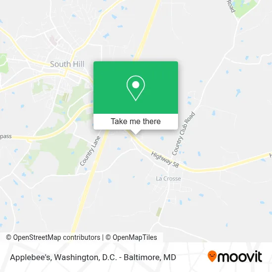 Applebee's map