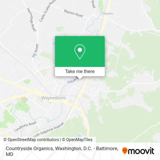Countryside Organics map
