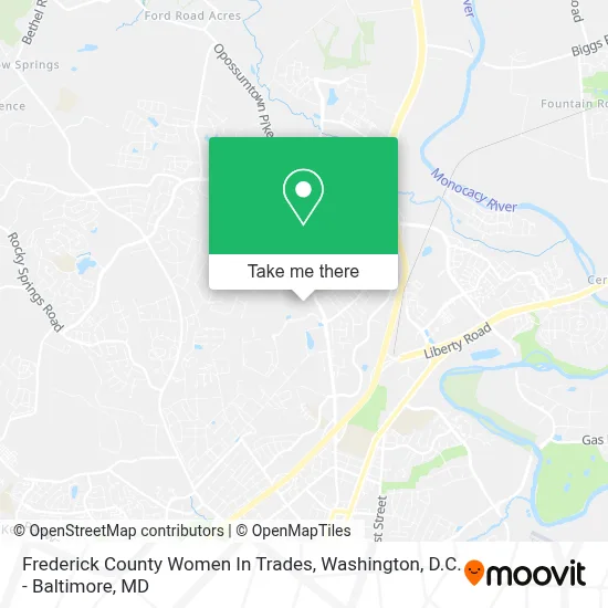 Frederick County Women In Trades map