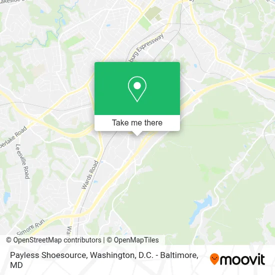 Payless Shoesource map