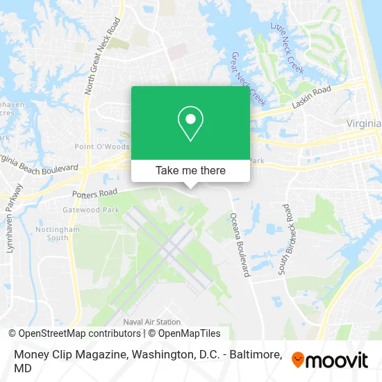 Money Clip Magazine map