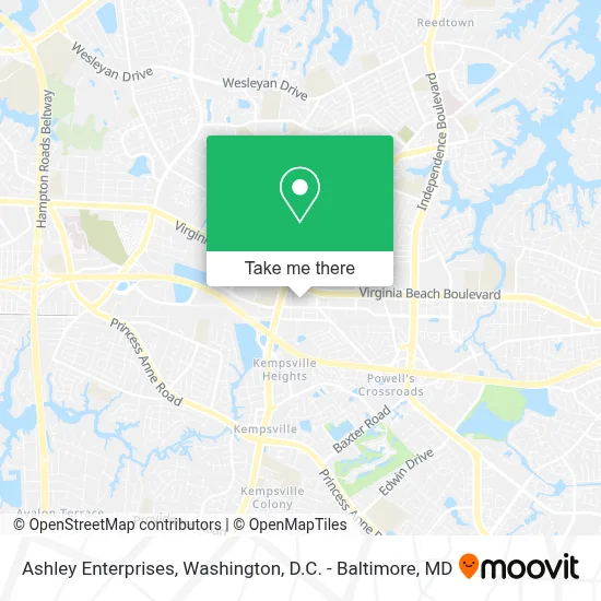 Ashley Enterprises map