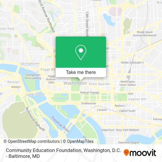 Community Education Foundation map