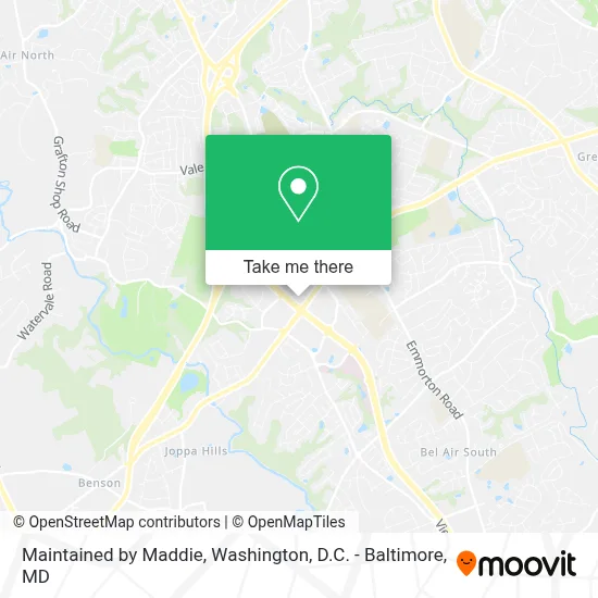 Maintained by Maddie map