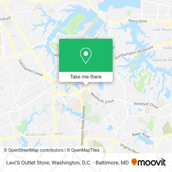Levi’S Outlet Store map