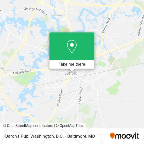 Baron's Pub map