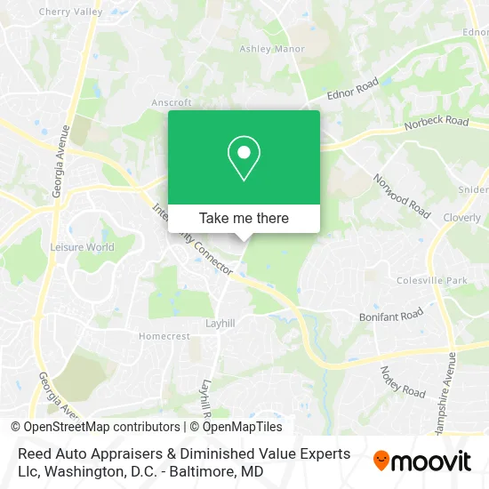 Reed Auto Appraisers & Diminished Value Experts Llc map