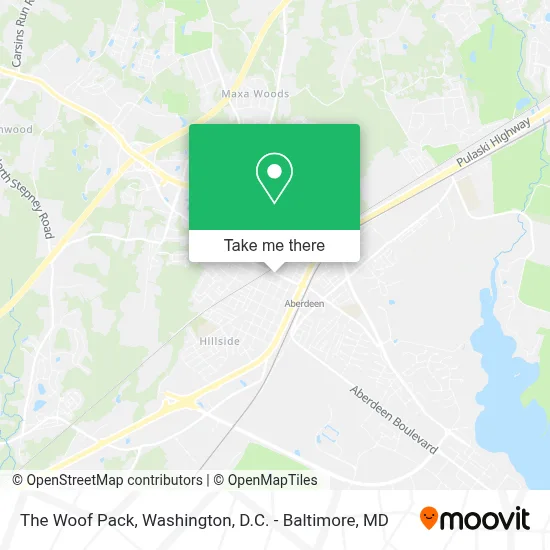 The Woof Pack map