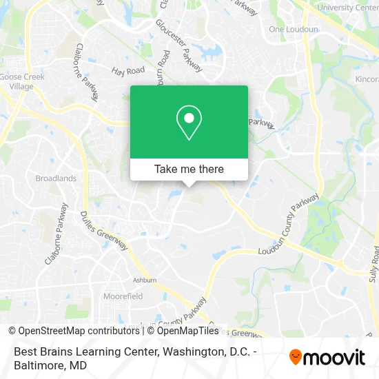 Best Brains Learning Center map