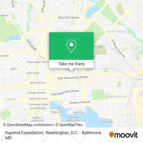 Ingoma Foundation map