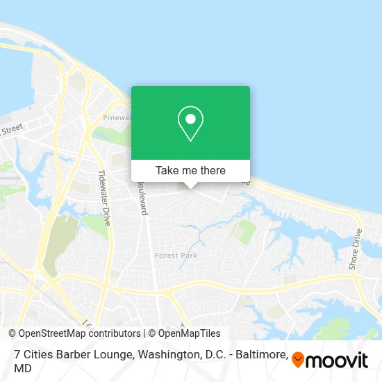 7 Cities Barber Lounge map