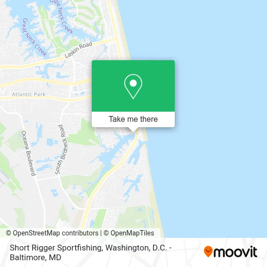 Short Rigger Sportfishing map