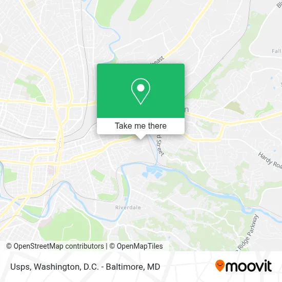 Usps map