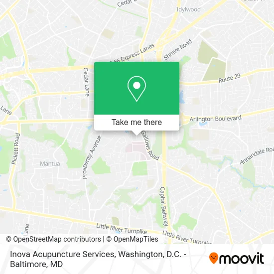 Inova Acupuncture Services map