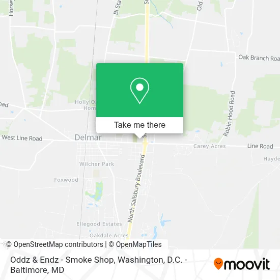 Oddz & Endz - Smoke Shop map