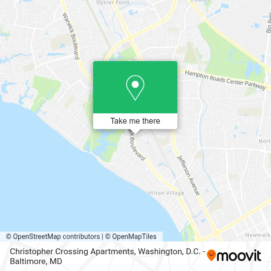 Christopher Crossing Apartments map