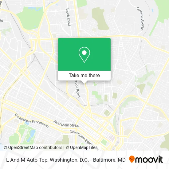L And M Auto Top map