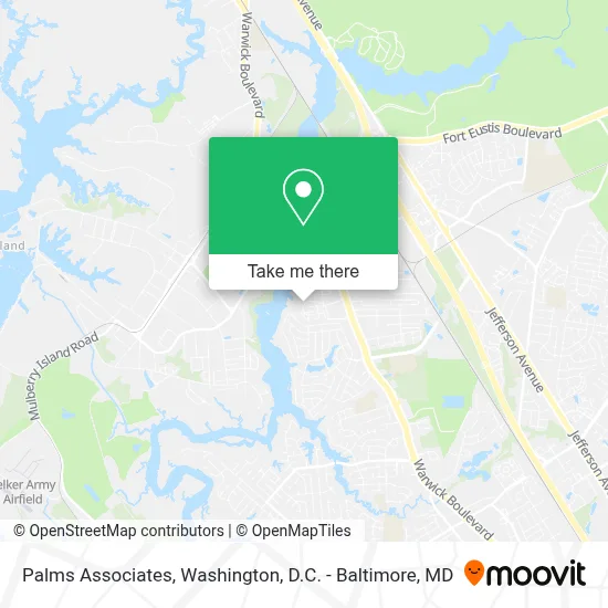 Palms Associates map