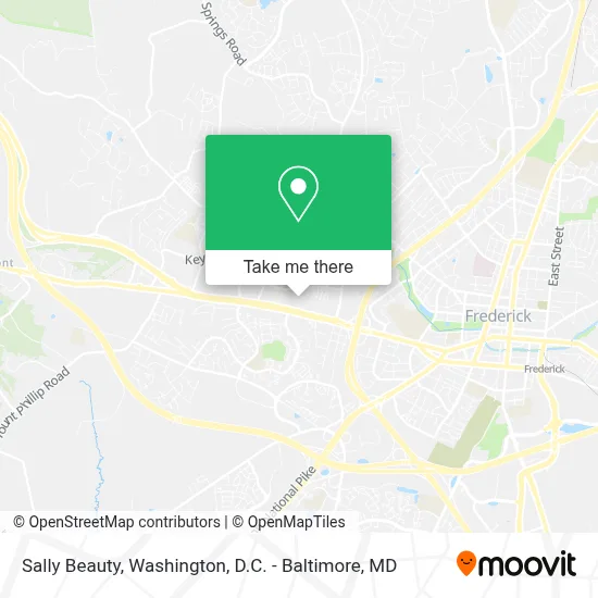Sally Beauty map