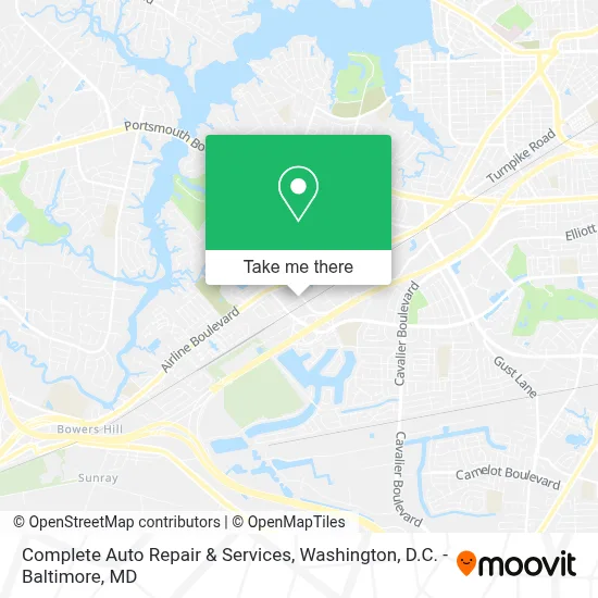 Complete Auto Repair & Services map