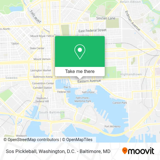 Sos Pickleball map