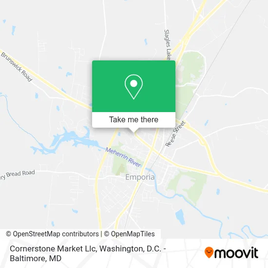 Cornerstone Market Llc map