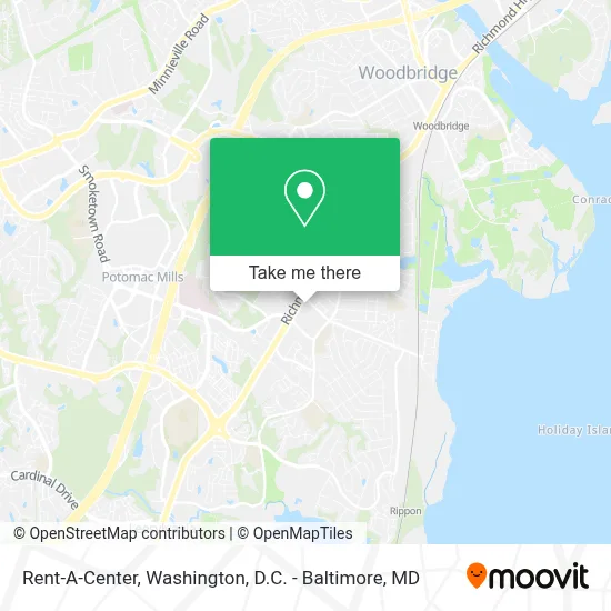 Rent-A-Center map