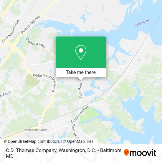C.D. Thomas Company map