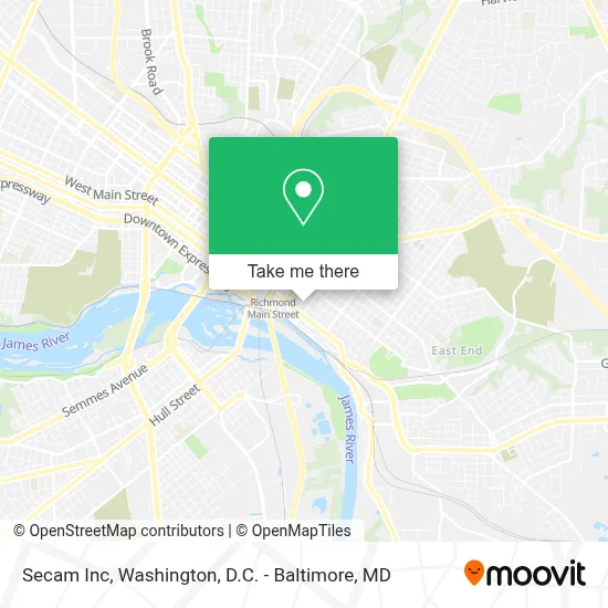 Secam Inc map