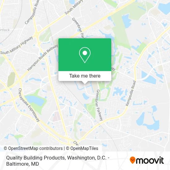 Quality Building Products map