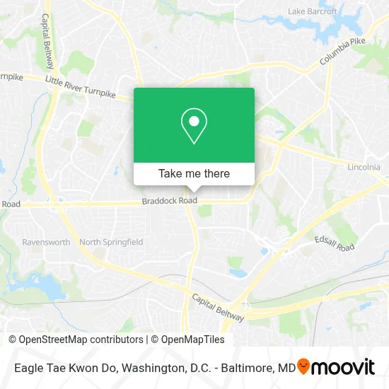 Eagle Tae Kwon Do map