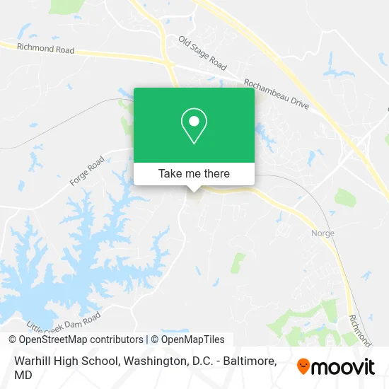 Warhill High School map