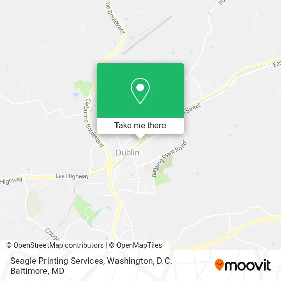 Seagle Printing Services map