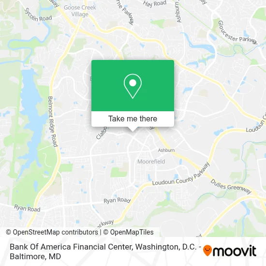 Bank Of America Financial Center map