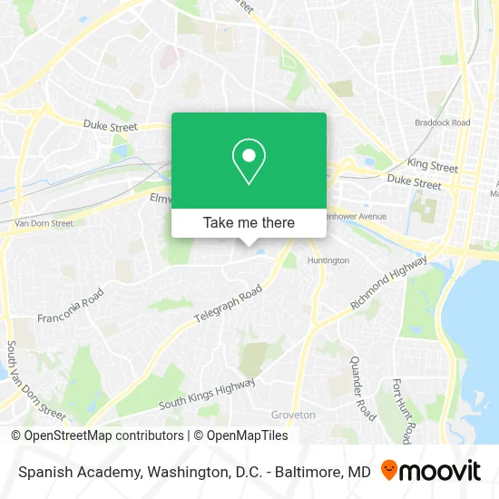 Spanish Academy map