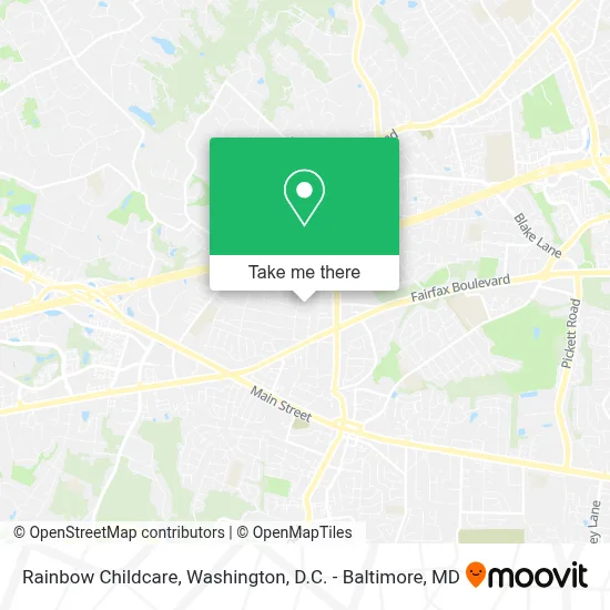 Rainbow Childcare map