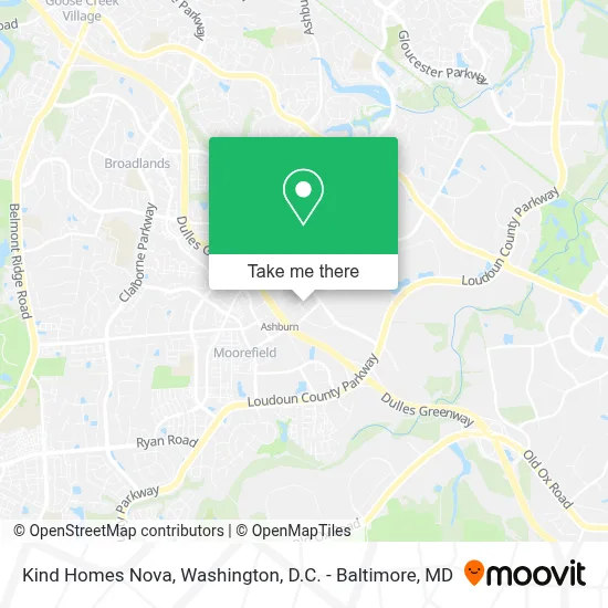 Kind Homes Nova map