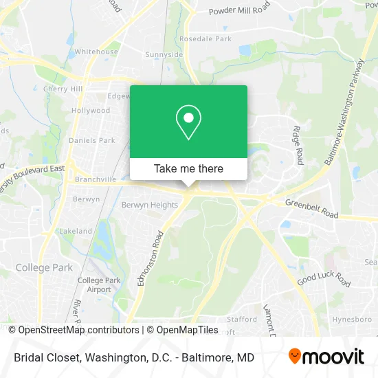 Bridal Closet map