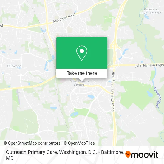 Outreach Primary Care map