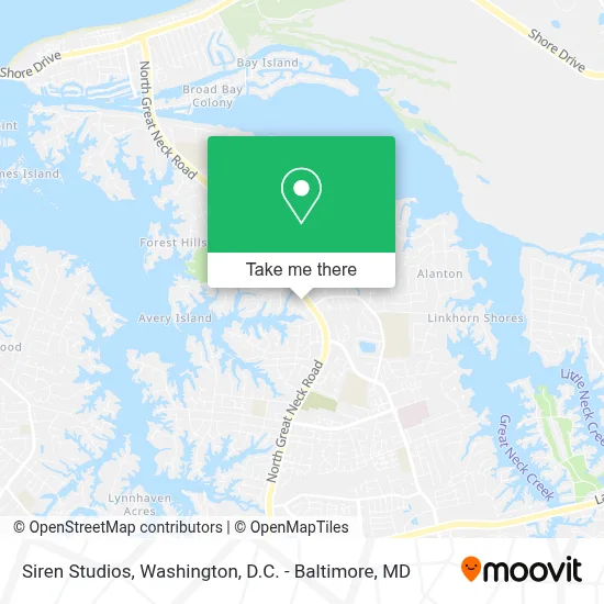 Siren Studios map